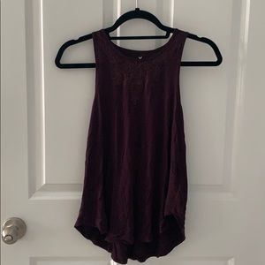 American eagle maroon tank
